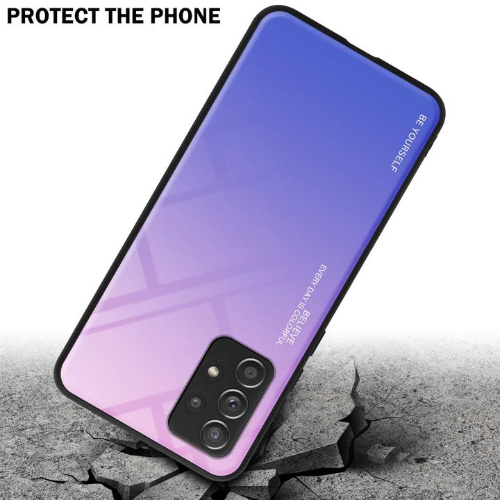 Actual product image Cadorabo TPU 2 colors glass envelope (Samsung Galaxy A52, Samsung Galaxy A52 5G, Samsung Galaxy A52s 5G)