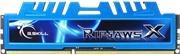 Produktbild G.Skill F3-17000CL9D-8GBXM RipjawsX DDR3 8GB 2x4GB 2133MHz CL9 1,65V XMP (2 x 4GB, 2133 MHz, DDR3-RAM, DIMM)