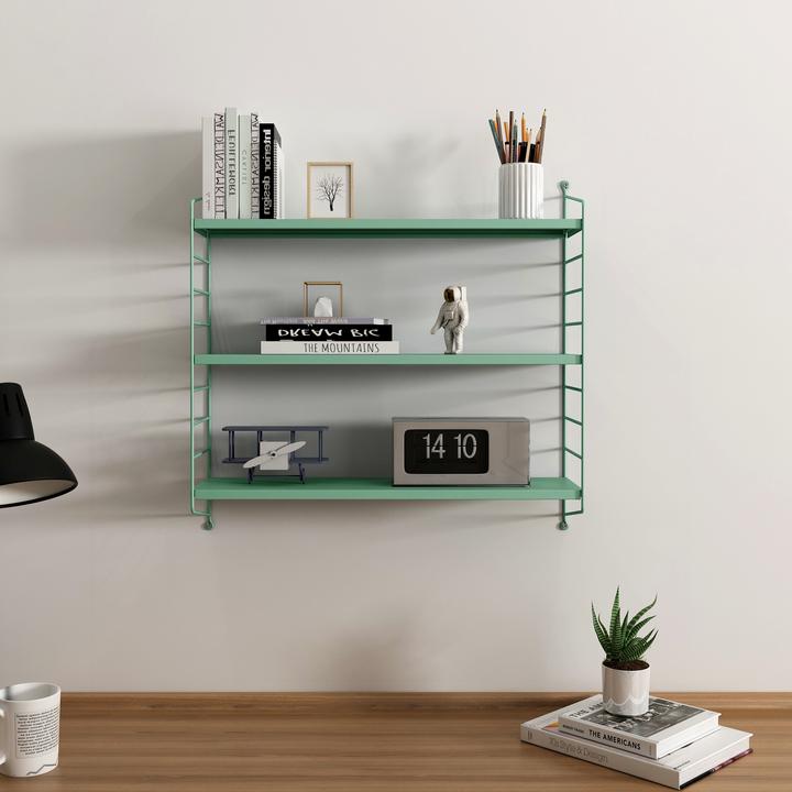 Produktbild En.Casa Modulares Wandregal Strängnäs 2er Set Pastellgrün