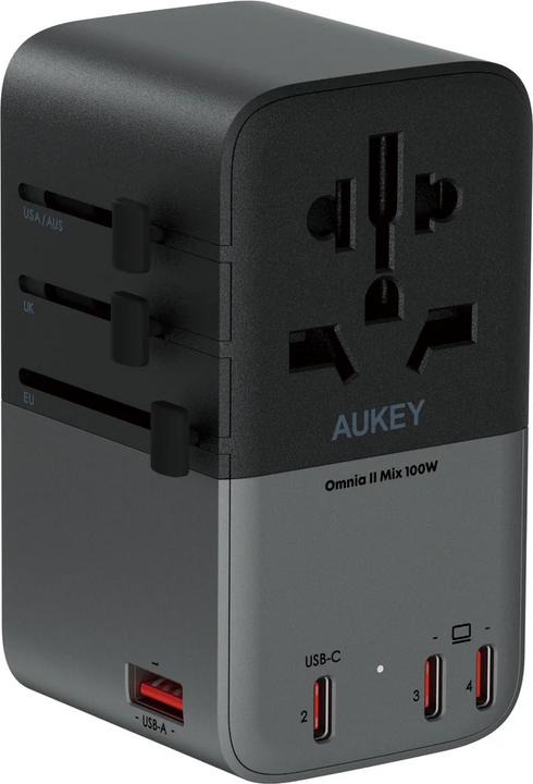Immagine prodotto Aukey Adattatore universale GaN Travel Mate con USB