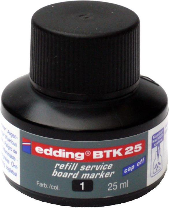 Produktbild Edding Nachfülltuschen BTK 25 (Nachfülleinheit, Schwarz, 48 mm)