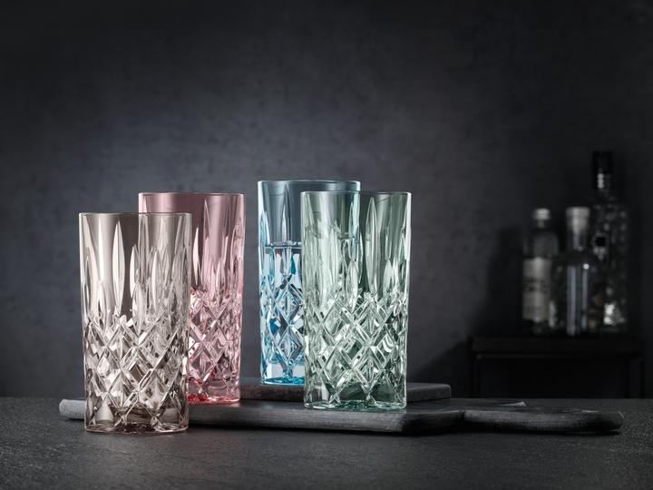 Immagine prodotto Nachtmann Noblesse Longdrink Rosé Set 2 pezzi (3.95 dl, 2 x, Bicchieri da bibita lunghi)