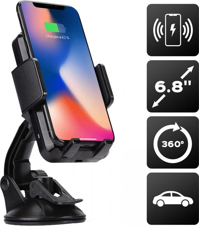 Actual product image Akashi Car cradle / QI charger