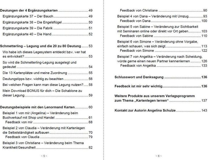 Actual product image Kartenlegen lernen mit 40x Lenormand Power bei Veränderungen (German, Angelina Schulze, 2020)
