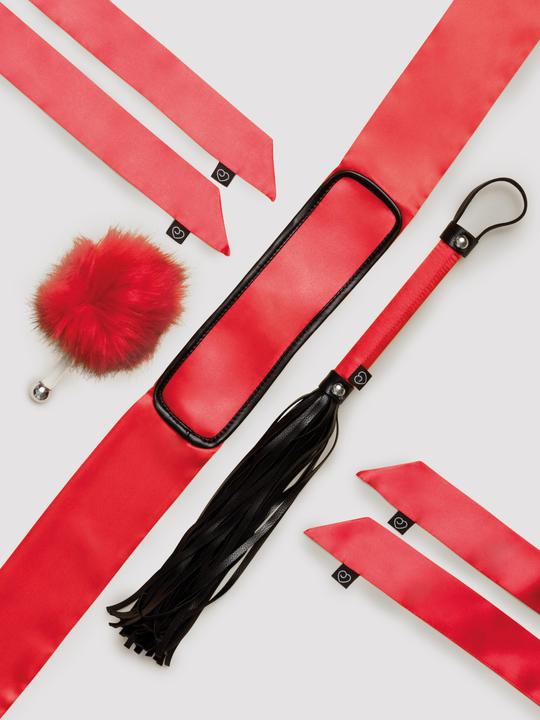 Actual product image Lovehoney Luxury Bondage Kit 7 Pieces (RED)