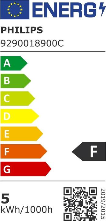 Label énergétique Philips Lampe (E27, 4.30 W, 250 lm, 3 x, F)