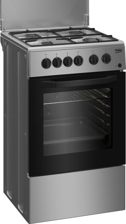 Beko CSS42014FS Gasherd Schwarz, Silber A