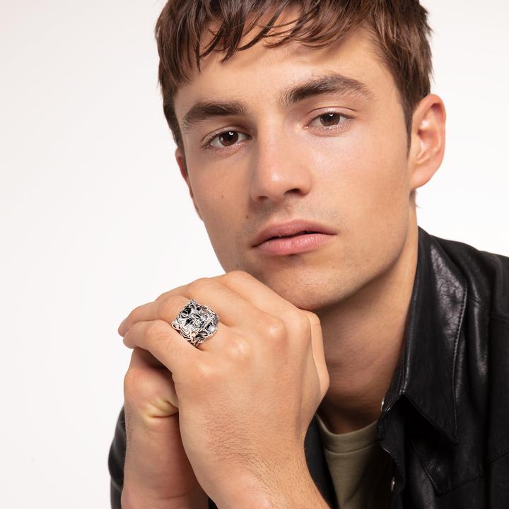 Actual product image Thomas Sabo Ring Tiger Silver (56, 925 Silver)