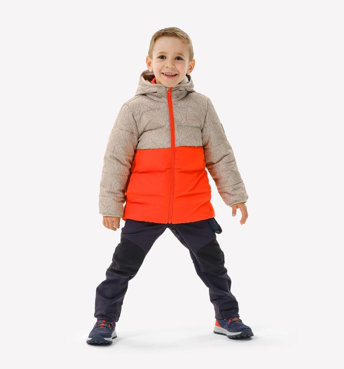 Produktbild Quechua Winterjacke Kleinkinder Gr. 92–116 Wandern - NH500 orange/beige (3, 4)