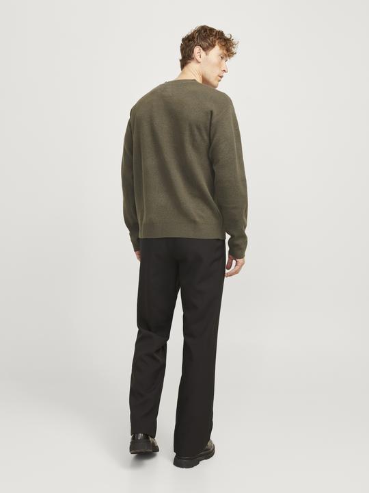 Produktbild Jack & Jones Einfarbig Strickpullover mit Rundhals Strickpullover mit Rundhals (XL)