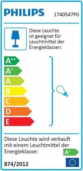 Etichetta energetica Philips Hue Base Tuar (806 lm, E27)