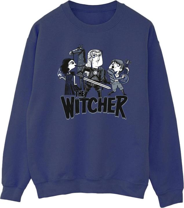Actual product image Netflix Mens The Witcher Team Illustrated Sweatshirt (XL)