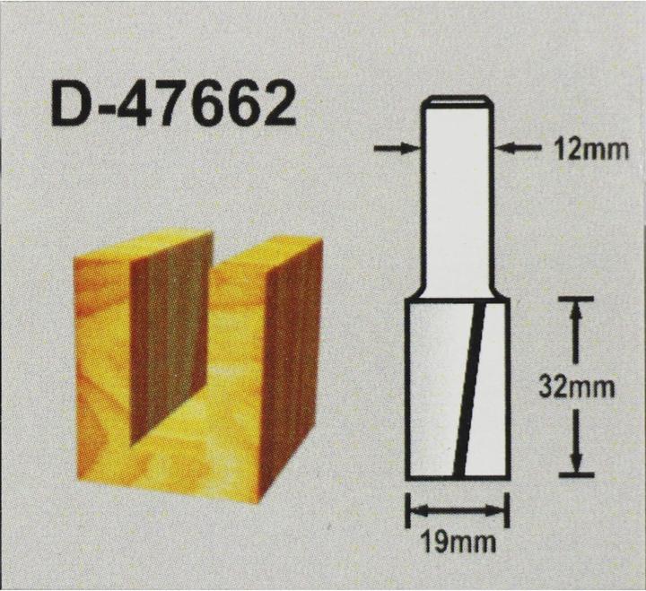 Produktbild Makita Nutfräser zweischneidig 19 mm - D