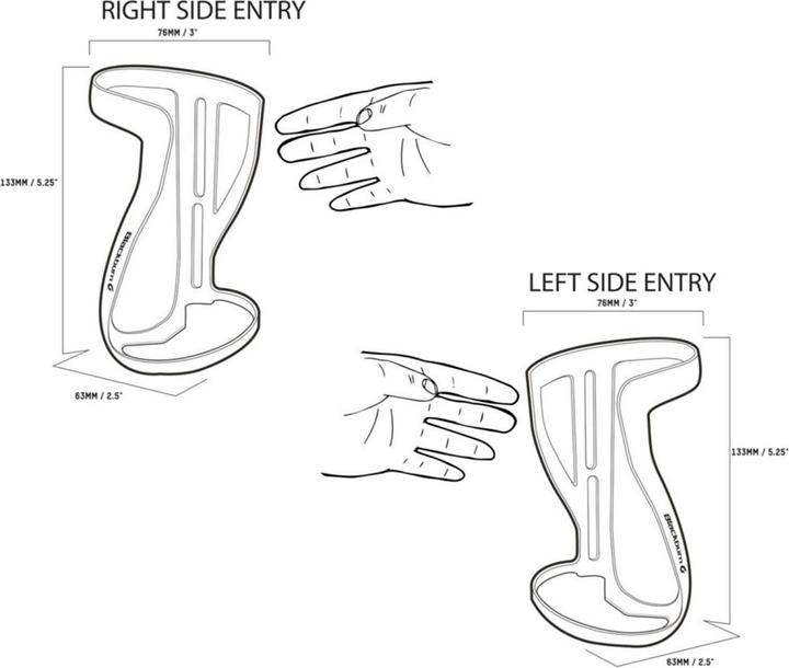Actual product image Blackburn Carbon Side Entry Right