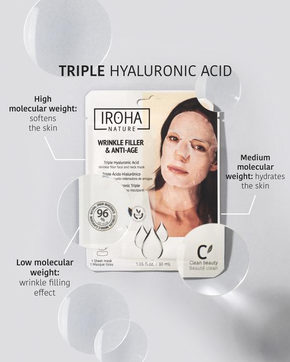 Produktbild Iroha Nature Tissue Face & Neck Mask (18 ml)