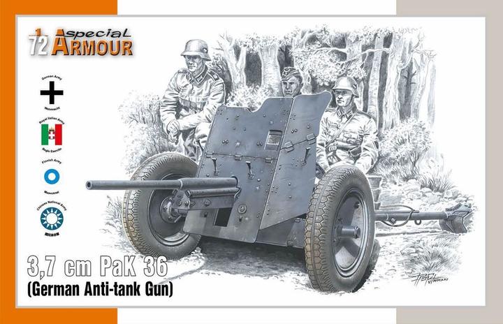 Immagine prodotto Special Hobby Cannone anticarro tedesco da 3,7 cm PaK 36