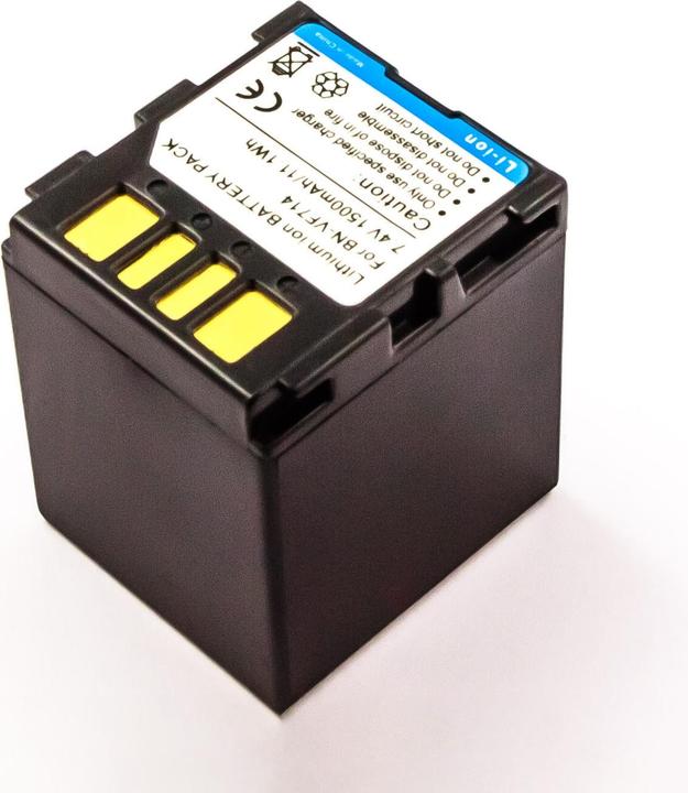 Image du produit AGI 69124 - JVC - 1400 mAh - 7,2 V - Lithium Ion (Li-Ion) - 1 pièce(s) (Batterie)