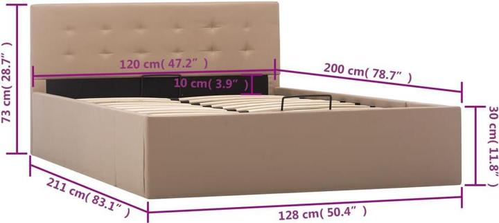 Actual product image VidaXL Bine (120 x 200 cm)
