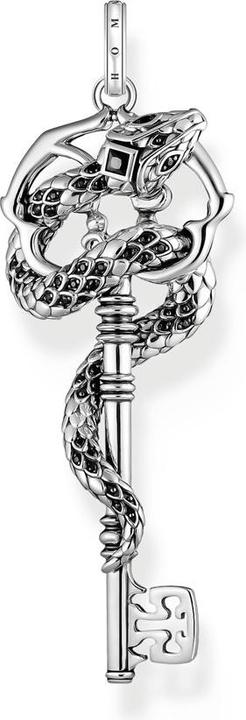 Image du produit Thomas Sabo Anhänger Schlange schwarze Steine Silber (Argent 925)