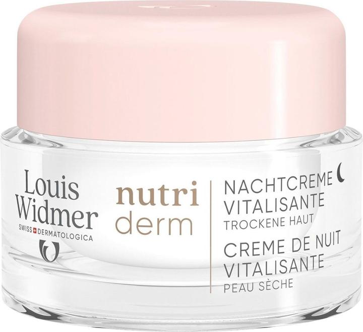 Widmer Louis Nutriderm Nachtcreme Vitalisante ohne Parfum 50 ml (50 ml, Nachtcreme)