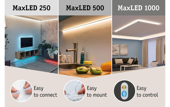 Produktbild Paulmann MaxLED 500 Stripe (Warmweiss, Neutralweiss, Tageslicht, 250 cm, Indoor)