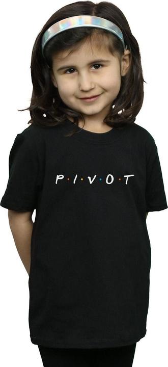 Actual product image Friends Girls Pivot Logo Cotton T-Shirt (140, 146)