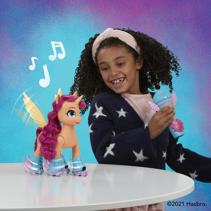 Produktbild Hasbro Little Pony Film Zingende en Skatende Sunny - Franstalig Speelfiguur (22.50 cm)