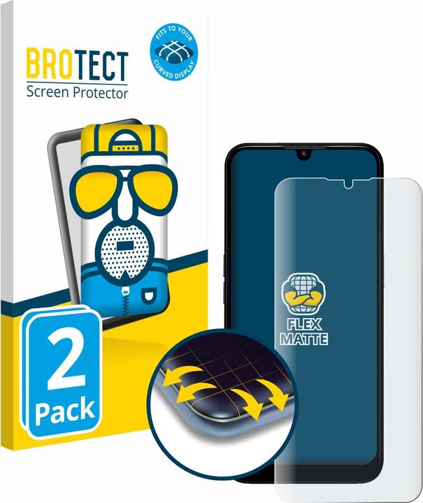 Actual product image BROTECT Full-Screen Protector Matte (2 Piece, Doro 8200)