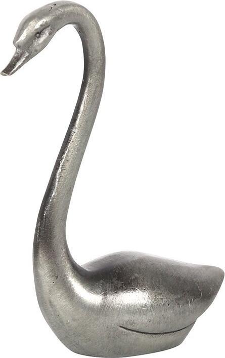 Actual product image Something Different Swan Iron Ring Holder