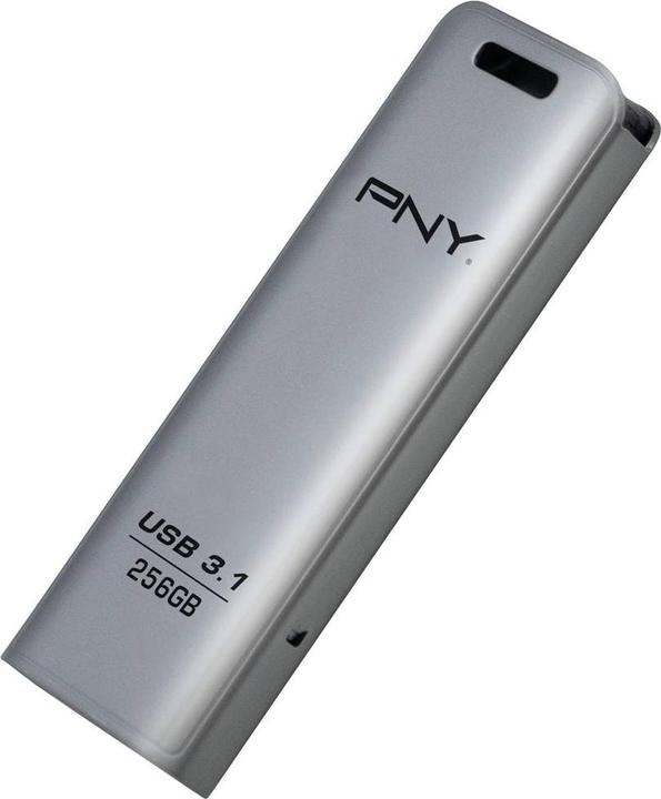 Actual product image PNY Elite Steel (256 GB, USB-A, USB 3.1)