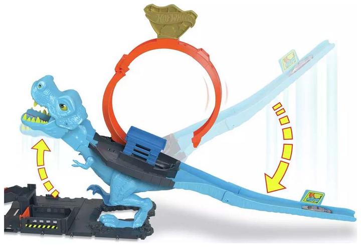 Actual product image Hot Wheels HW City T-Rex Chomp Down TVD