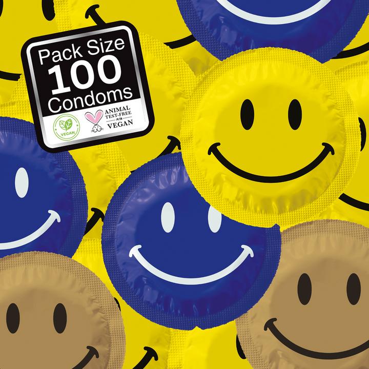 Actual product image Pipedream Smiley Face Regular (100 pcs.)