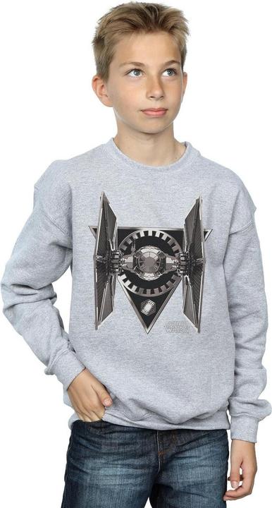 Actual product image Star Wars Boys The Last Jedi TIE Fighter Sweatshirt (140, 146)