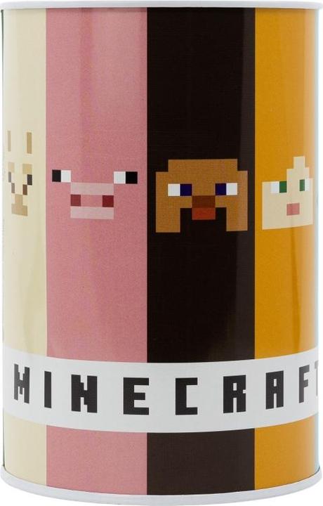 Actual product image Stor MINECRAFT - Tirelire en Métal - H 15 cm x D 10cm (Ø 10 x 15 cm)