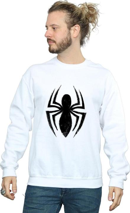 Actual product image Mens Spider-Man Ultimate Spider Logo Sweatshirt (M)