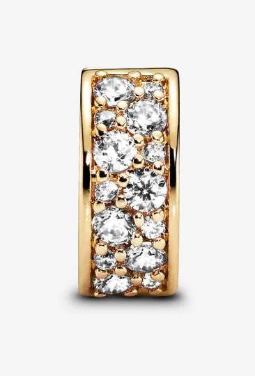 Actual product image Pandora Clear Pavé (Gold plated, Sterling silver, Metal)