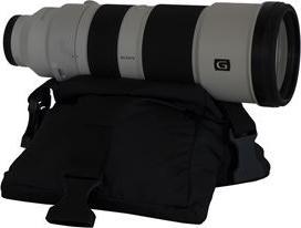 Actual product image Buteo Photo Gear Bean bag 1 saddle model black with shoulder strap