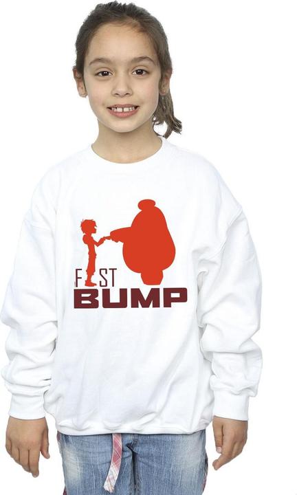 Actual product image Disney Girls Big Hero 6 Baymax Fist Bump Cutout Sweatshirt (152, 158)