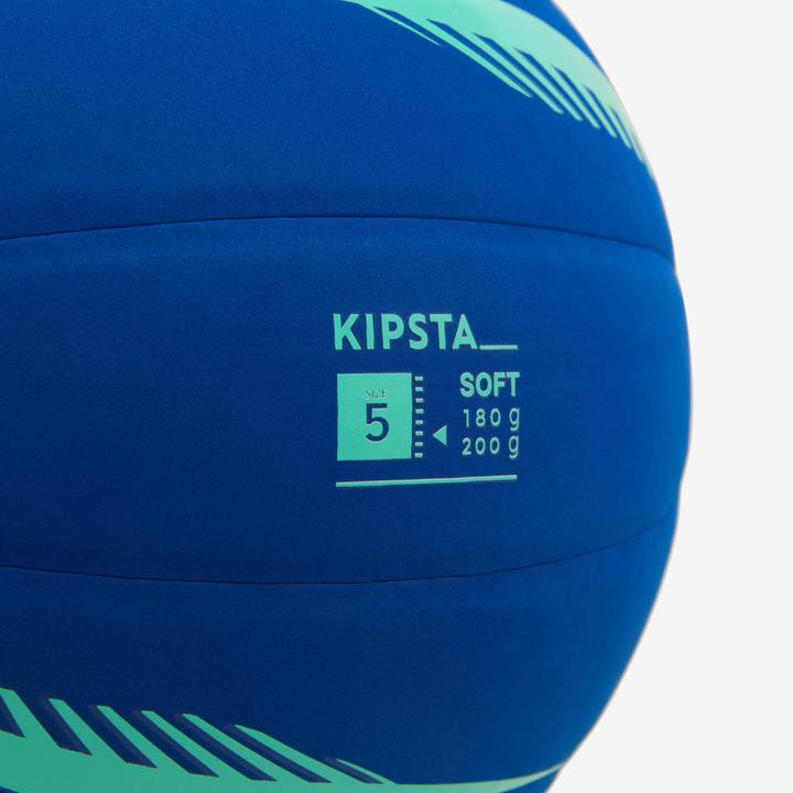 Actual product image Kipsta Volleyball Grösse 5 180-200 g aus Schaumstoff - VB 500 Soft (5)