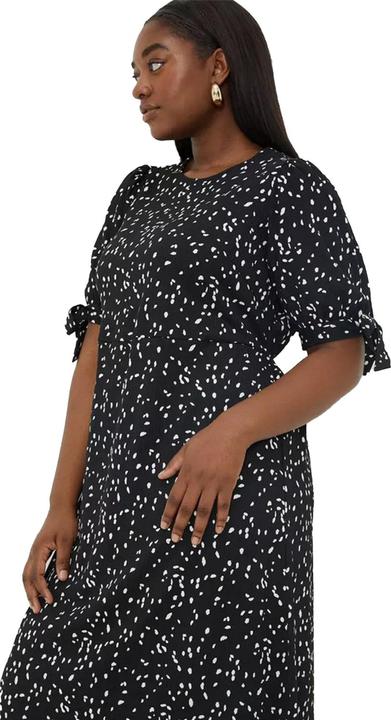 Immagine prodotto Dorothy Perkins Vestito Midi Plus A Pois Maniche a Cravatta Donna (50 D)