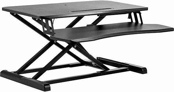 Image du produit Fellowes Corsivo™ poste de travail assis/debout, HxLxP 110 x 800 x 615 mm, noir.