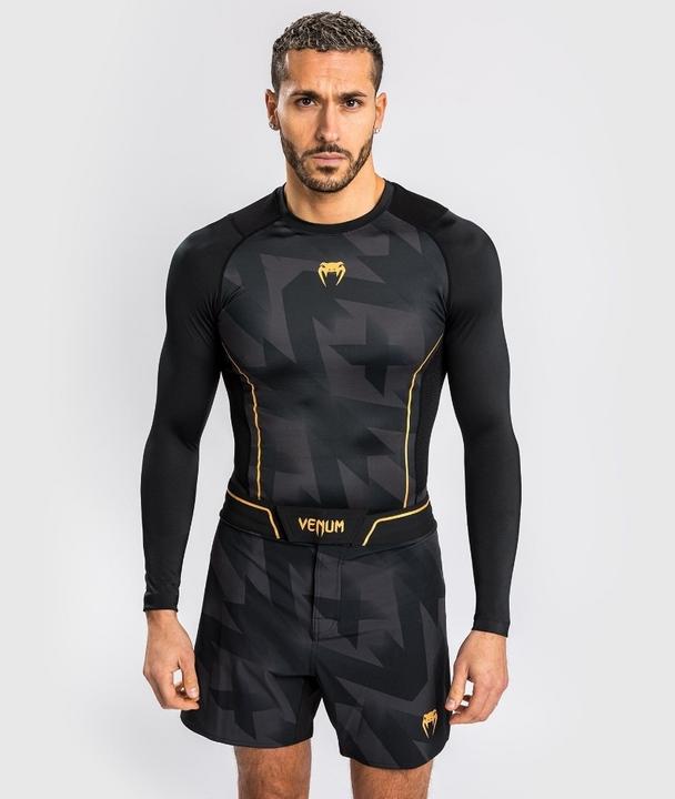 Produktbild Venum Razor Rashguard Long Sleeves - Black/Gold - XL (XL)