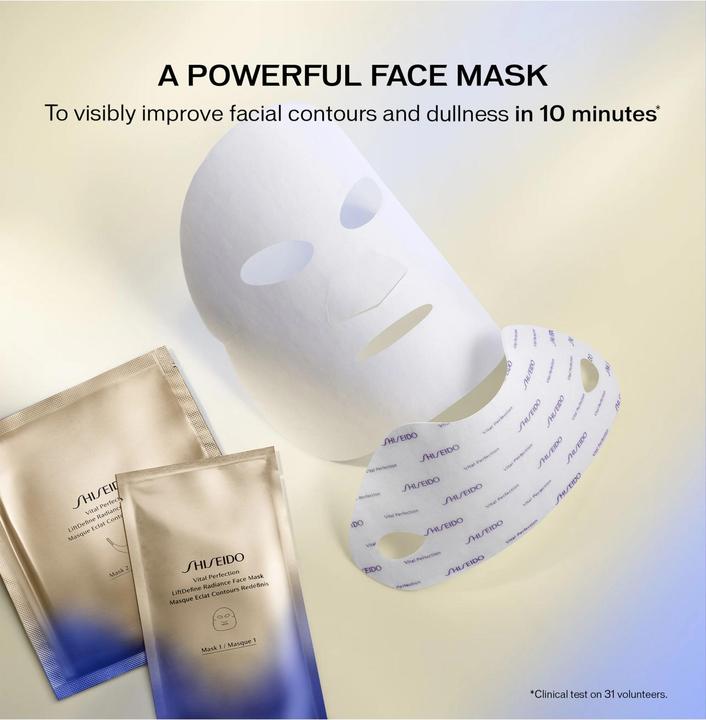 Actual product image Shiseido LiftDefine Radiance Face Mask (1385.38 ml)
