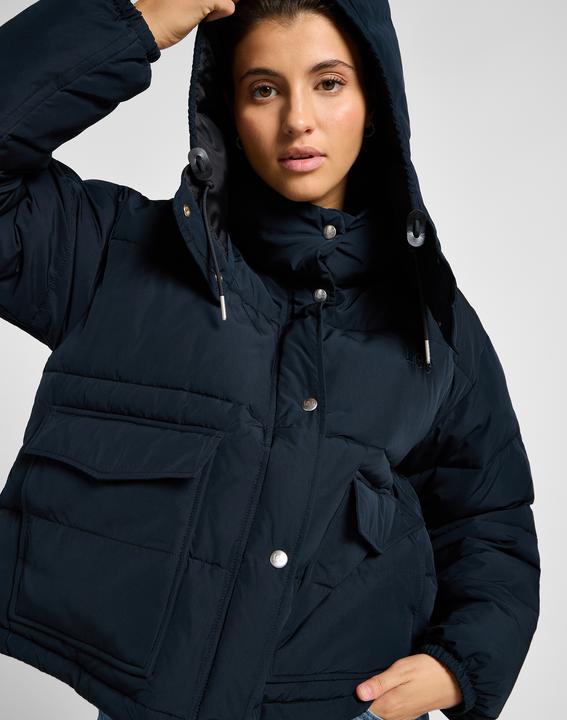 Actual product image Lee Quilted jacket Hooded Short Puffer (L)