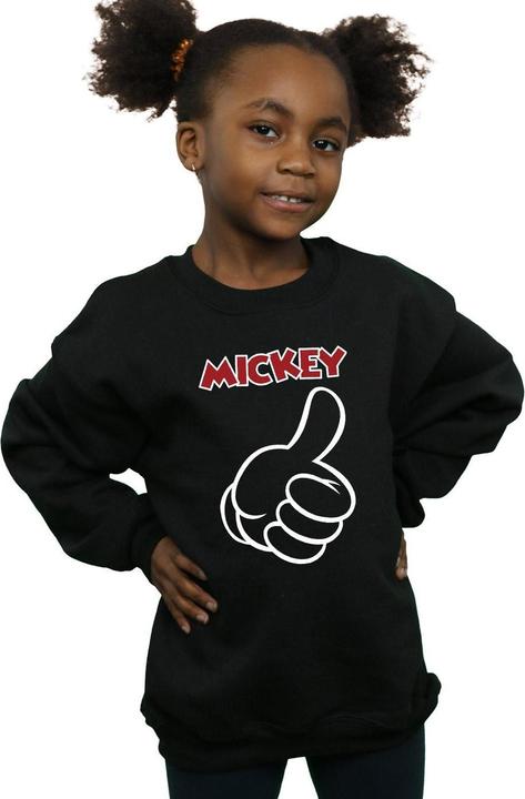 Produktbild Disney Mickey Mouse Thumbs Up Sweatshirt Mädchen (152, 158)