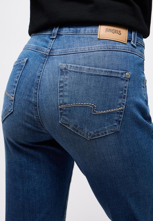 Produktbild Angels Dolly Jeans Sportiv Denim Straight Fit Mid Blue Used (W26/L30)