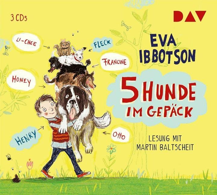 Actual product image 5 dogs in luggage (Martin Baltscheit, Eva Ibbotson, Sabine Ludwig, German)