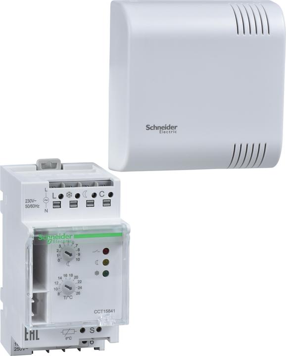 Actual product image Schneider Electric SE CCT15841 Thermostat TH4 M. 3 temp. thresholds