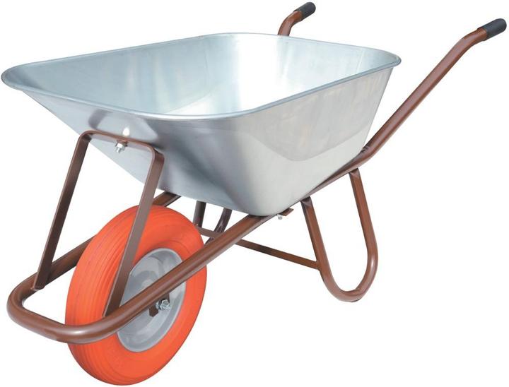 Actual product image müba Low-bed truck 90 l polymer wheel steel rim with ball bearing