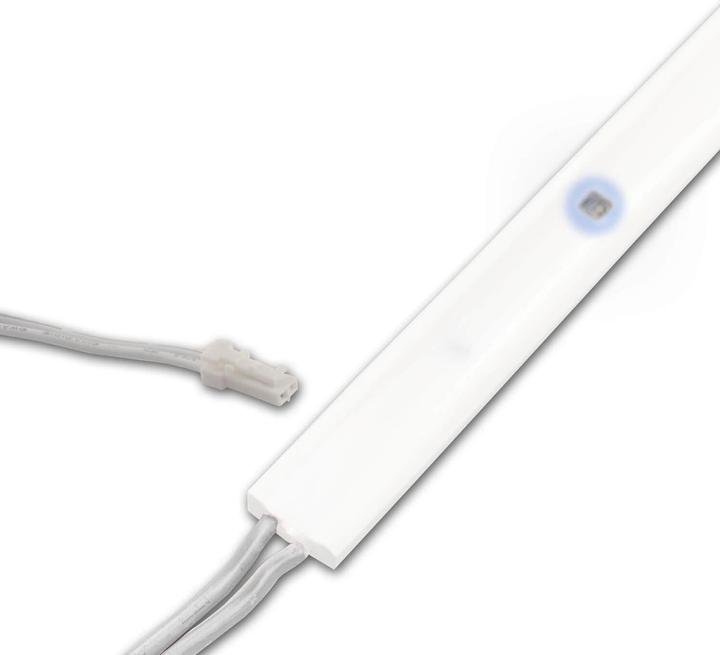 Produktbild Isoled LED UV-C MiniAMP Flexband Streifen 270nm, 12V DC, 3W, IP54, 58cm, weiss, eins. Kabel + maleAMP (58 cm)